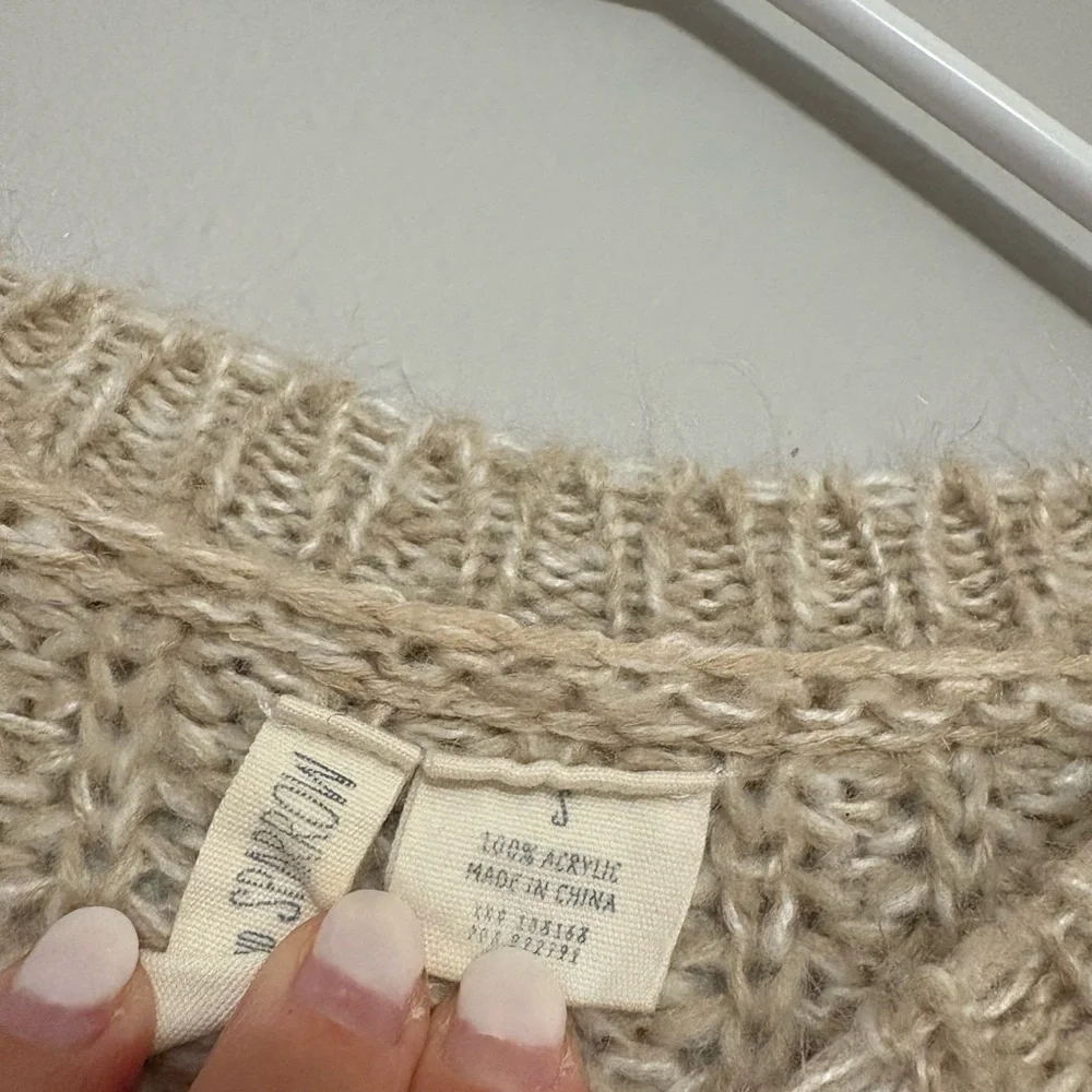 Soft Knit Sweater in Cream - Picture 4 of 8